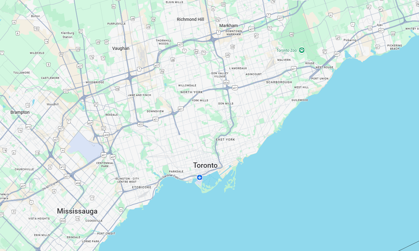 Map of Xorabyte Service Areas