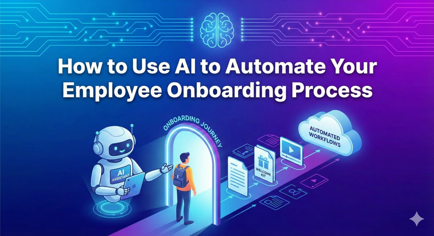 HR Manager welcoming new employee with tablet